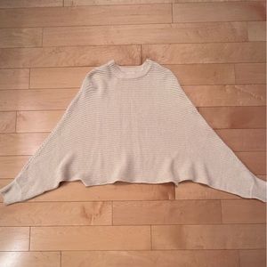 Cropped knit sweater